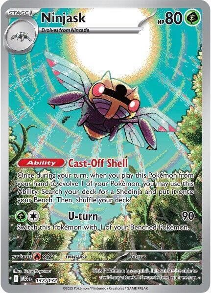 Ninjask 137/132 · Holofoil (Mega Evolution)