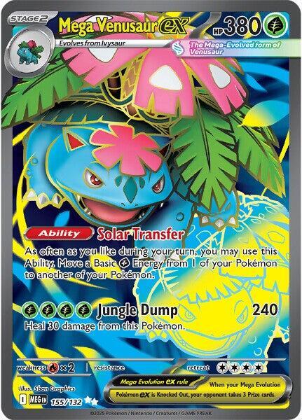 Mega Venusaur ex 155/132 · Holofoil (Mega Evolution)
