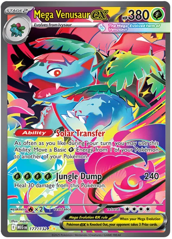 Mega Venusaur ex 177/132 (Mega Evolution)