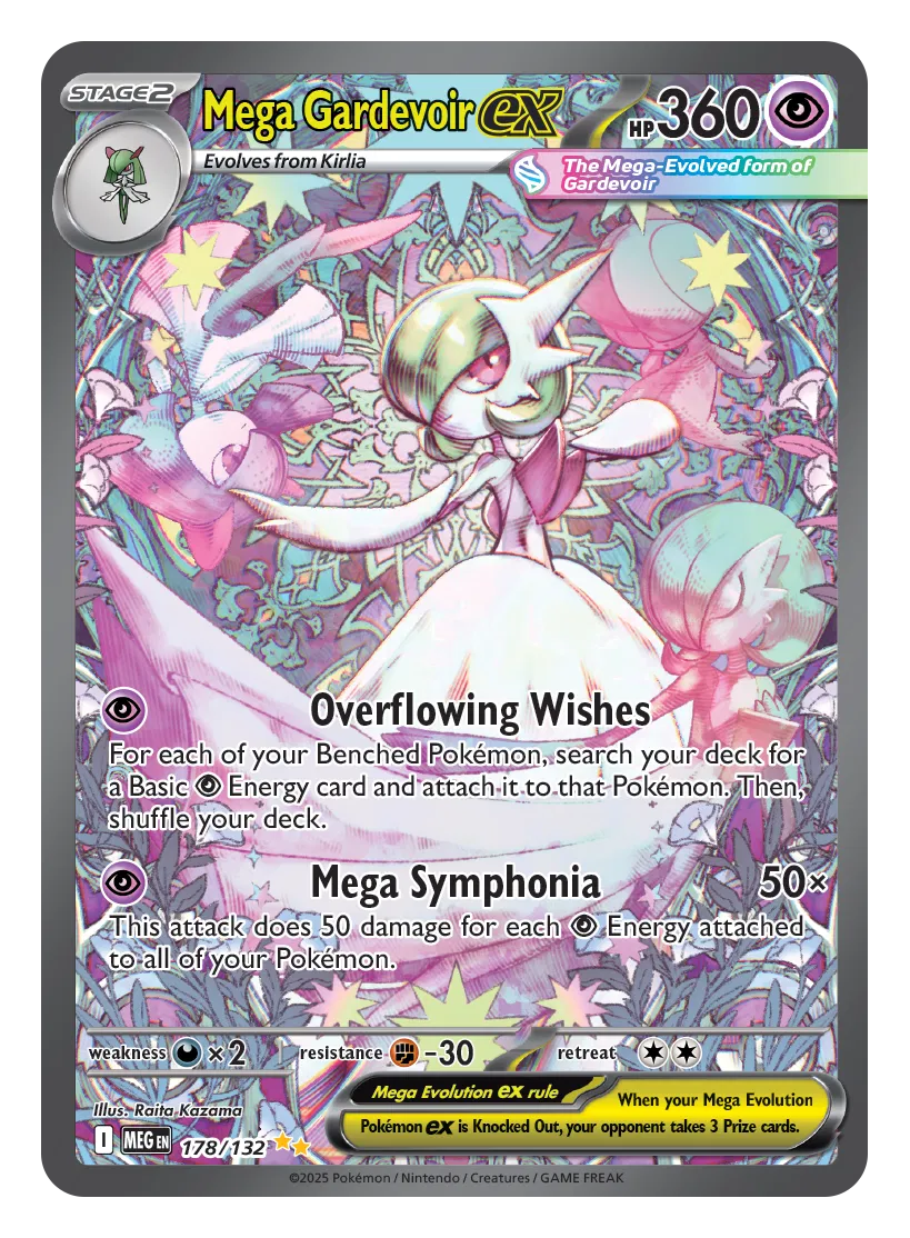 Mega Gardevoir ex 178/132 (Mega Evolution)