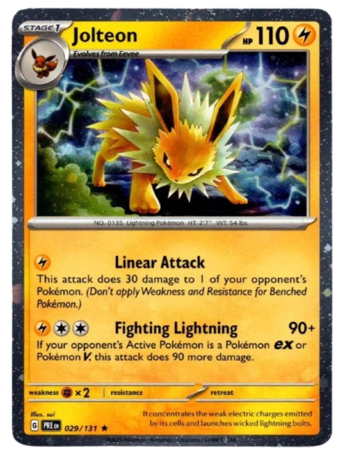 Jolteon - 029/131 (Cosmos Holo) - SV: Prismatic Evolutions (PRE)
