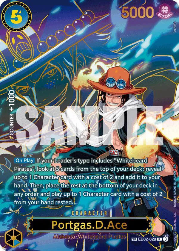 Portgas.D.Ace - EB02-028 R (SP)