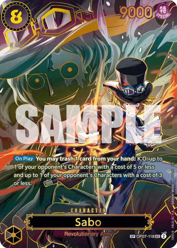 One Piece - Sabo - OP07-118 (SP) - Carrying On His Will (OP13)