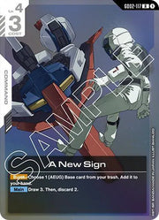 A New Sign GD02-117 · Holofoil (Dual Impact)