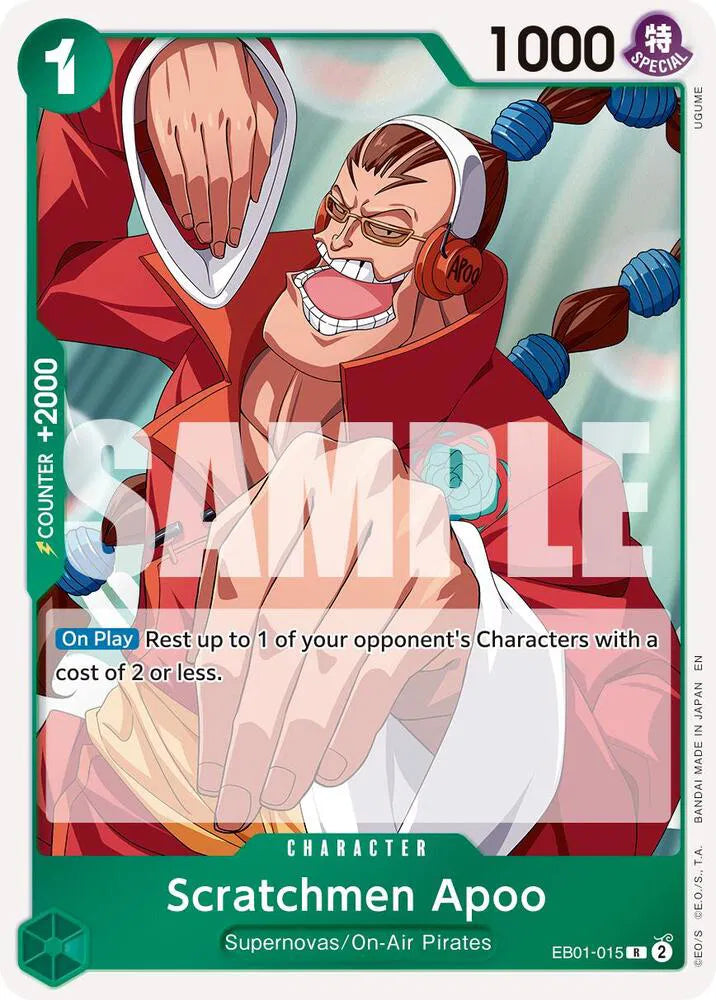 Scratchmen Apoo - EB01-015 (Reprint) · Foil (Premium Booster -The Best- Vol. 2)