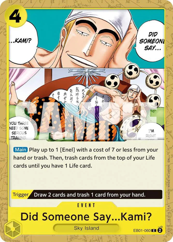 Did Someone Say...Kami? (Reprint) EB01-060 (Premium Booster -The Best- Vol. 2)