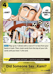 Did Someone Say...Kami? (Pirate Foil) EB01-060 (Premium Booster -The Best- Vol. 2)