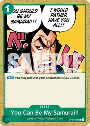You Can Be My Samurai!! (Reprint) OP01-055 (Premium Booster -The Best- Vol. 2)