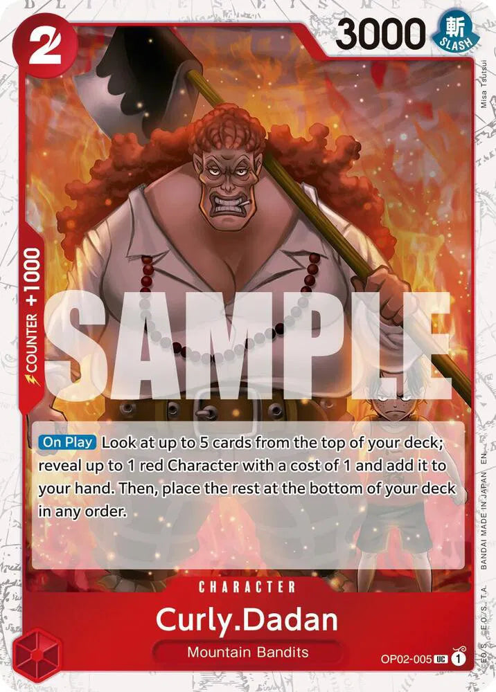 Curly.Dadan (Pirate Foil) Premium Booster -The Best- Vol. 2 UC OP02-005