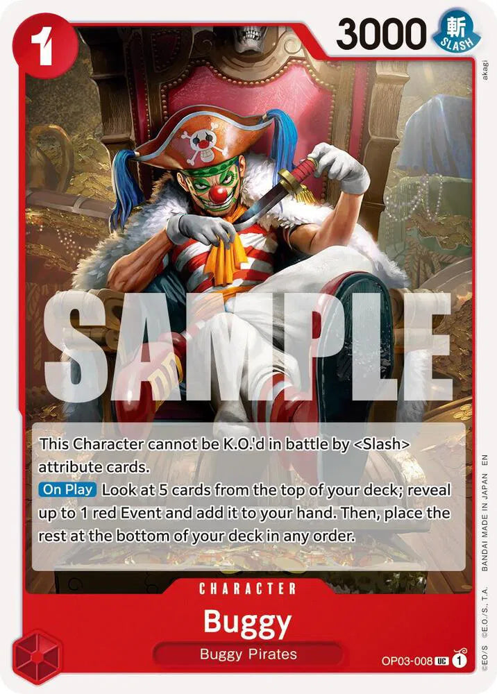 Buggy - OP03-008 (Reprint) (Premium Booster -The Best- Vol. 2)