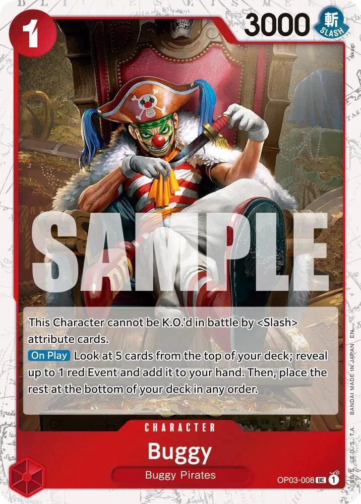 Buggy - OP03-008 (Pirate Foil) Premium Booster -The Best- Vol. 2 UC OP03-008