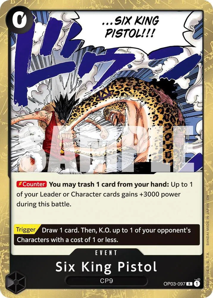 Six King Pistol (Reprint) Premium Booster -The Best- Vol. 2 R OP03-097