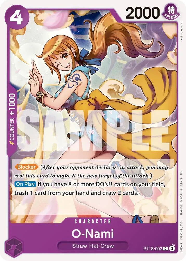 O-Nami (Reprint) ST18-002 (Premium Booster -The Best- Vol. 2)