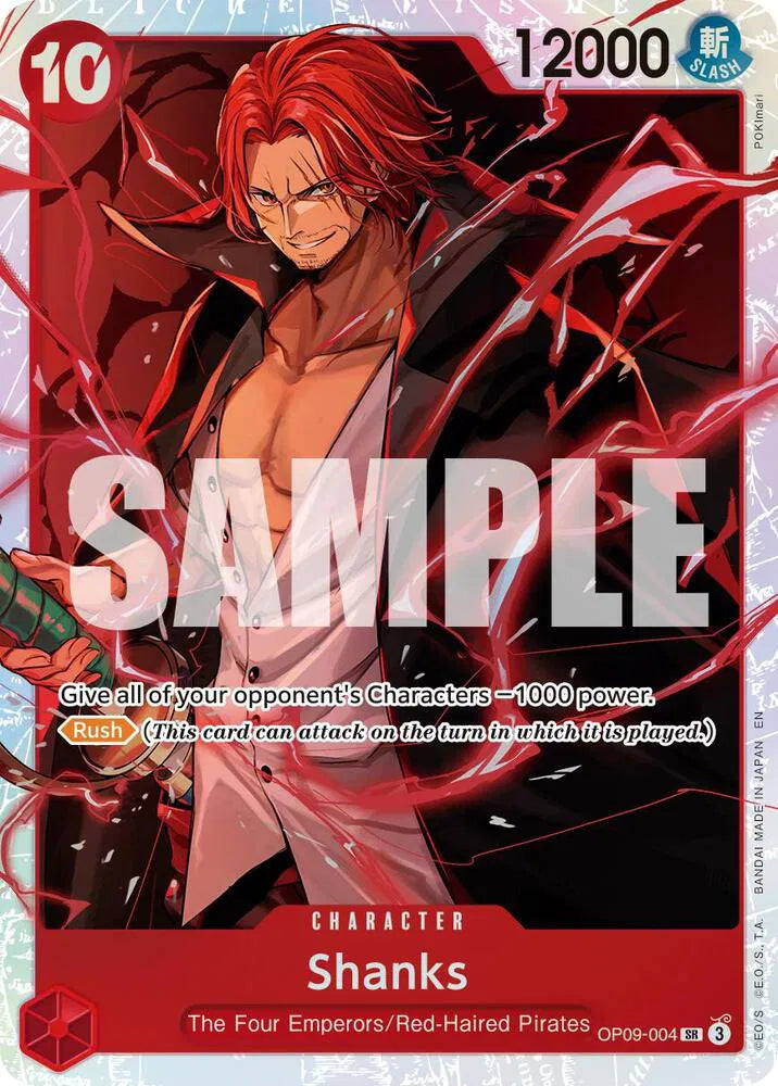 Shanks - OP09-004 (Reprint) Premium Booster -The Best- Vol. 2 SR OP09-004