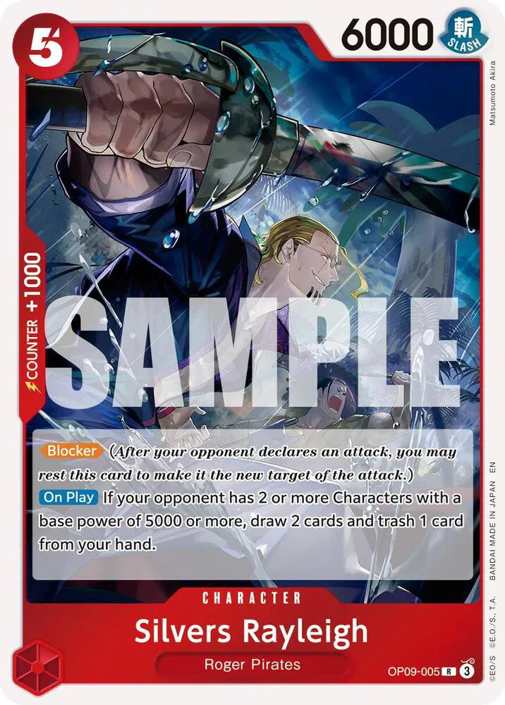 Silvers Rayleigh - OP09-005 (Reprint) (Premium Booster -The Best- Vol. 2)