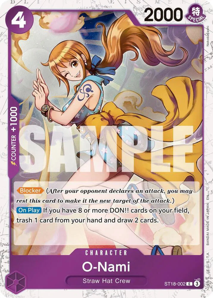 O-Nami (Pirate Foil) Premium Booster -The Best- Vol. 2 C ST18-002