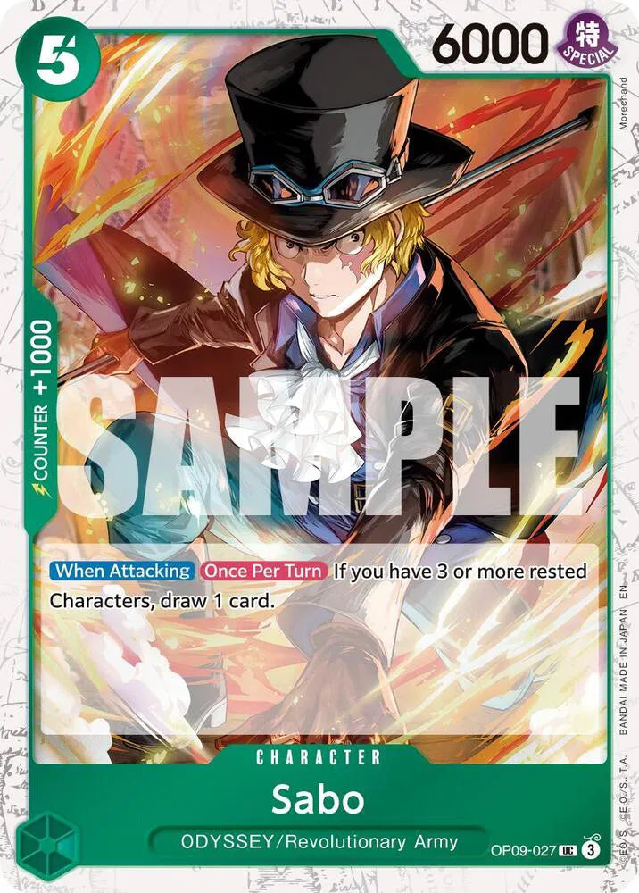Sabo - OP09-027 (Pirate Foil) (Premium Booster -The Best- Vol. 2)