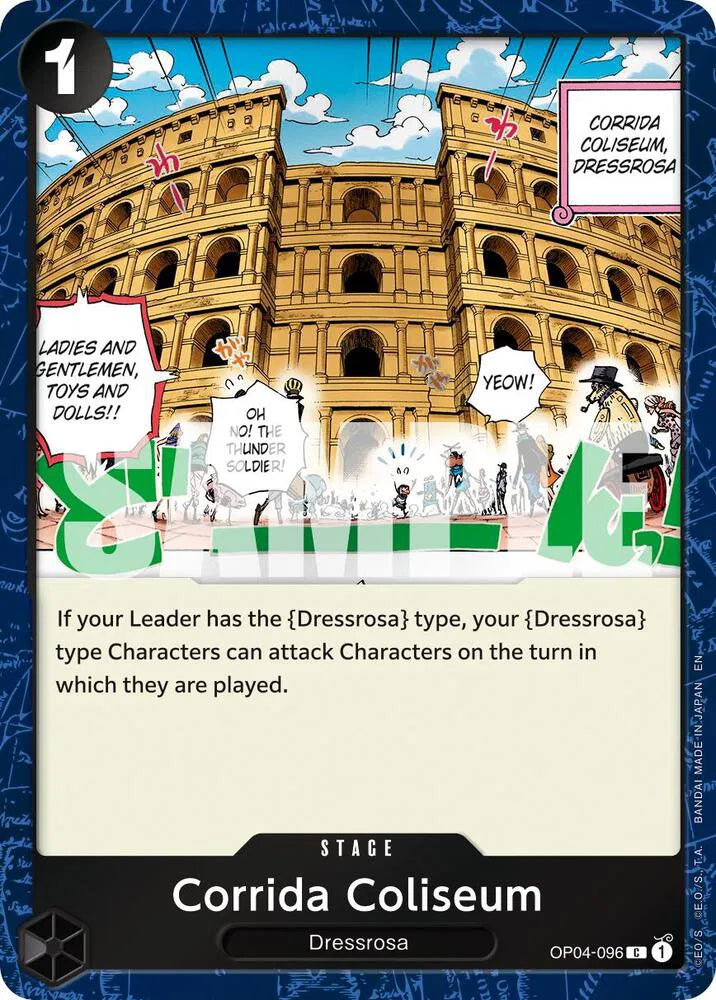 Corrida Coliseum (Pirate Foil) OP04-096 (Premium Booster -The Best- Vol. 2)