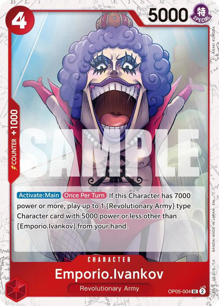 Emporio.Ivankov (Pirate Foil) Premium Booster -The Best- Vol. 2 UC OP05-004