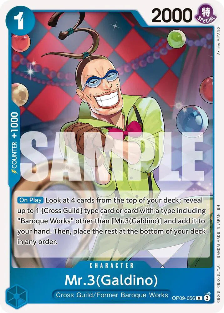 Mr.3(Galdino) - OP09-056 (Reprint) (Premium Booster -The Best- Vol. 2)