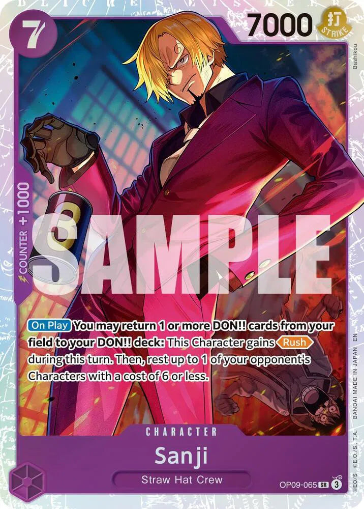 Sanji - OP09-065 (Reprint) Premium Booster -The Best- Vol. 2 SR OP09-065