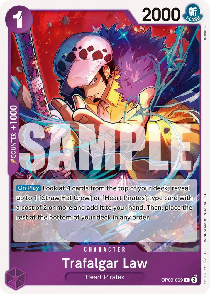 Trafalgar Law - OP09-069 (Reprint) (Premium Booster -The Best- Vol. 2)