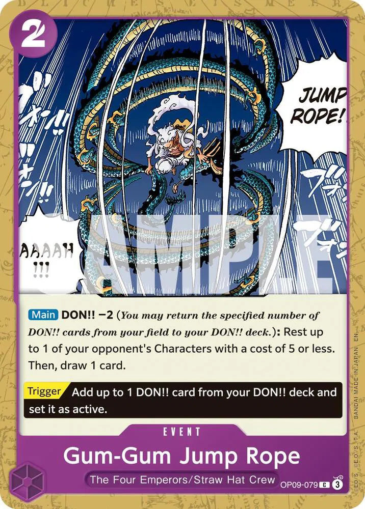 Gum-Gum Jump Rope (Reprint) OP09-079 (Premium Booster -The Best- Vol. 2)