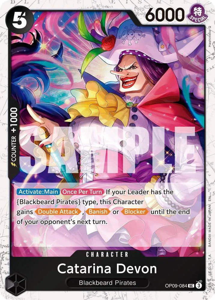 Catarina Devon (Pirate Foil) Premium Booster -The Best- Vol. 2 UC OP09-084