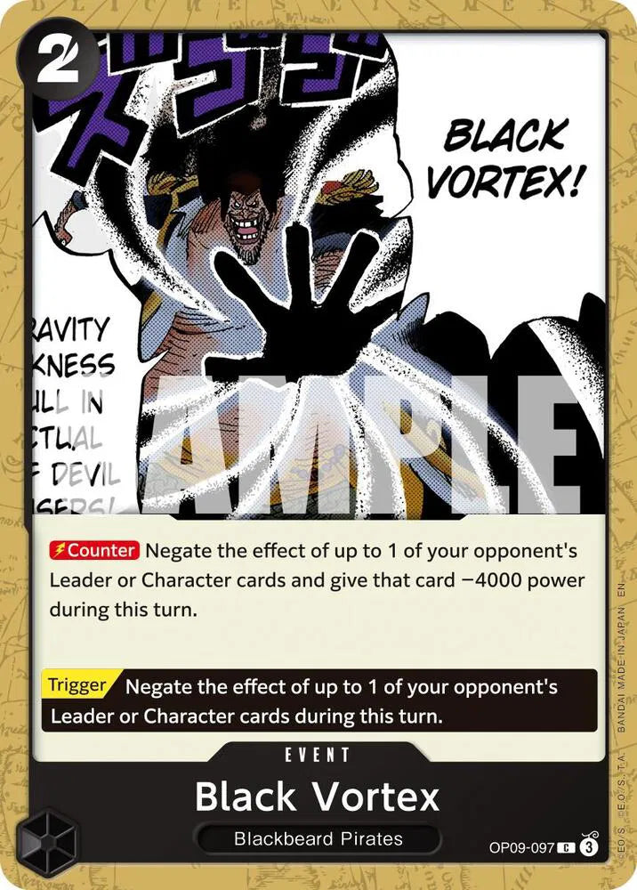 Black Vortex (Reprint) OP09-097 (Premium Booster -The Best- Vol. 2)