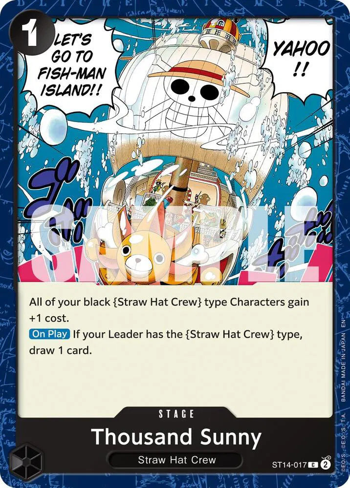 Thousand Sunny (Reprint) ST14-017 (Premium Booster -The Best- Vol. 2)