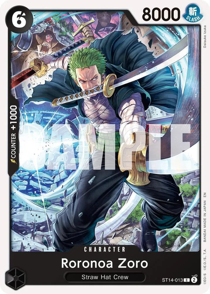 Roronoa Zoro - ST14-013 (Reprint) (Premium Booster -The Best- Vol. 2)