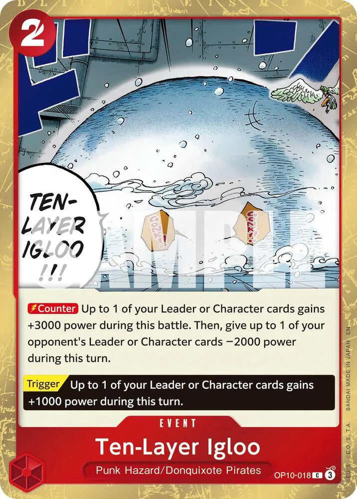 Ten-Layer Igloo (Pirate Foil) Premium Booster -The Best- Vol. 2 C OP10-018