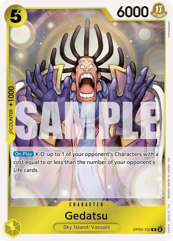 Gedatsu (Reprint) OP05-102 (Premium Booster -The Best- Vol. 2)