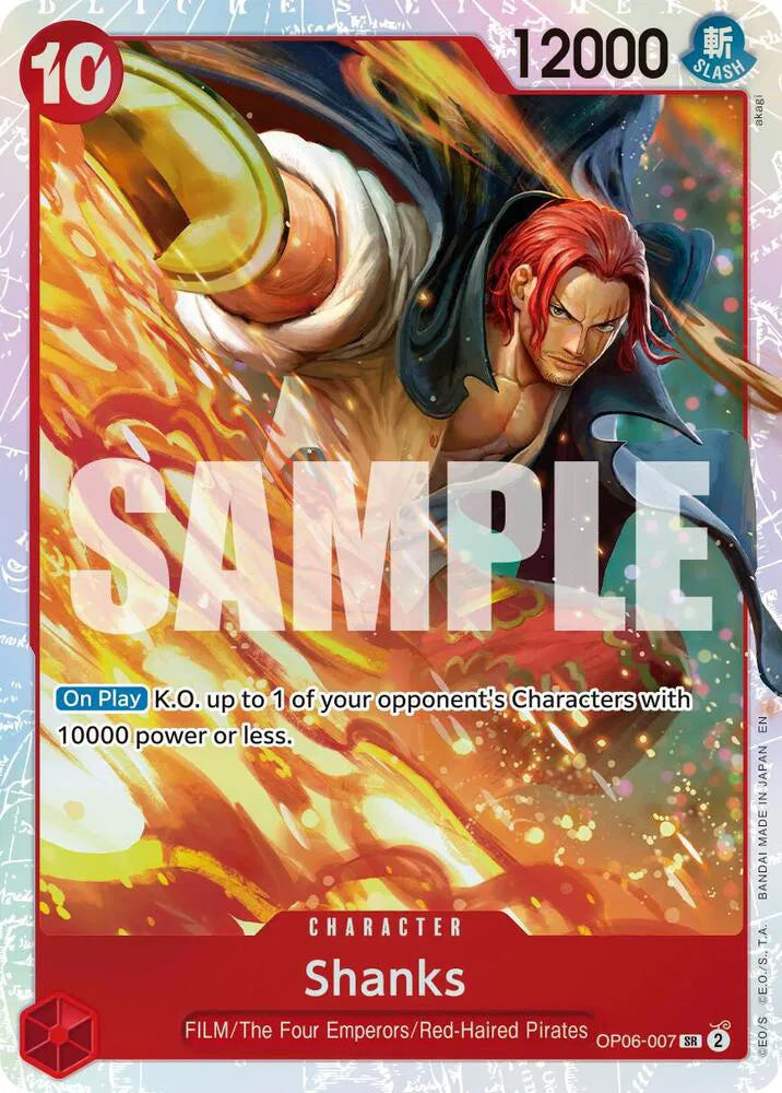 Shanks (Reprint) OP06-007 (Premium Booster -The Best- Vol. 2)