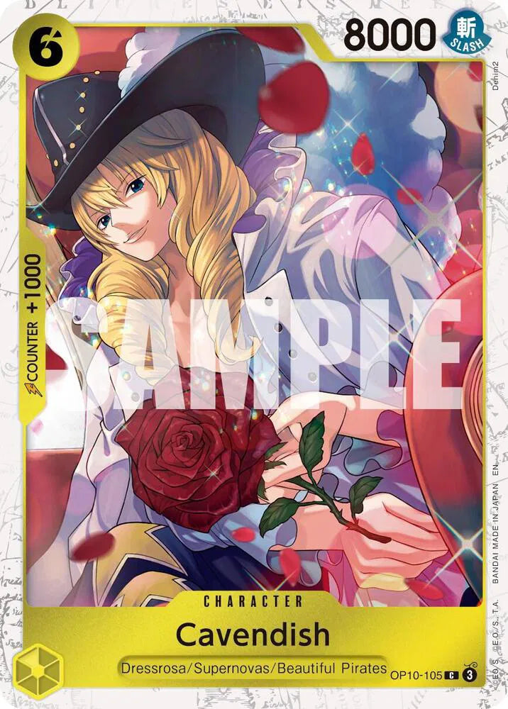 Cavendish - OP10-105 (Pirate Foil) Premium Booster -The Best- Vol. 2 C OP10-105