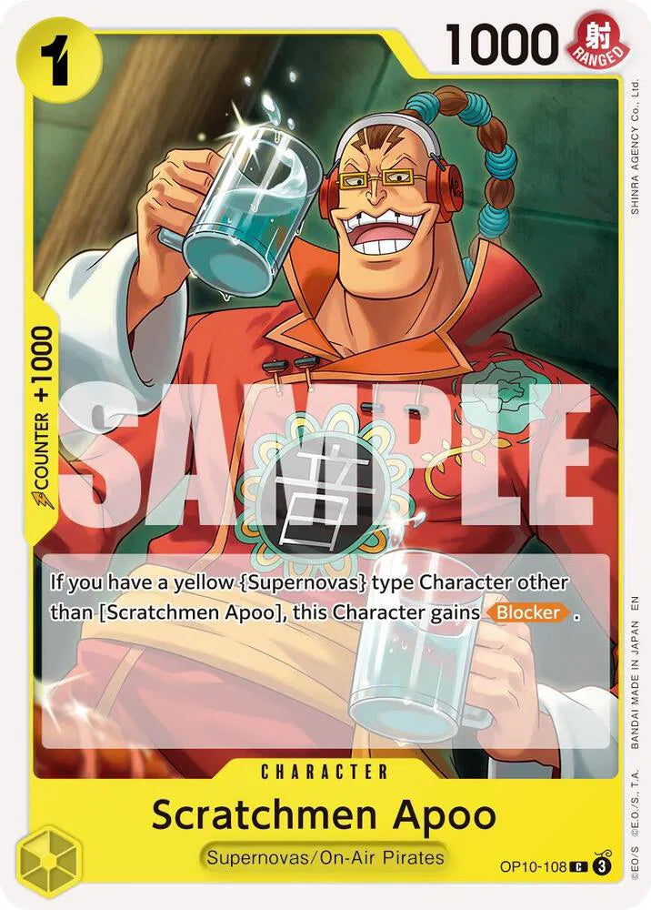 Scratchmen Apoo - OP10-108 (Reprint) (Premium Booster -The Best- Vol. 2)