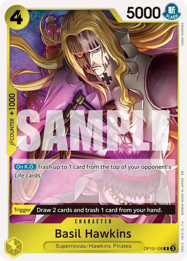 Basil Hawkins - OP10-109 (Reprint) · Foil (Premium Booster -The Best- Vol. 2)