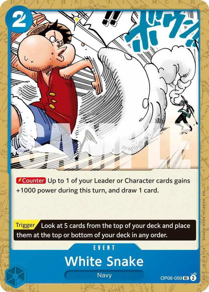 White Snake (Reprint) OP06-059 (Premium Booster -The Best- Vol. 2)