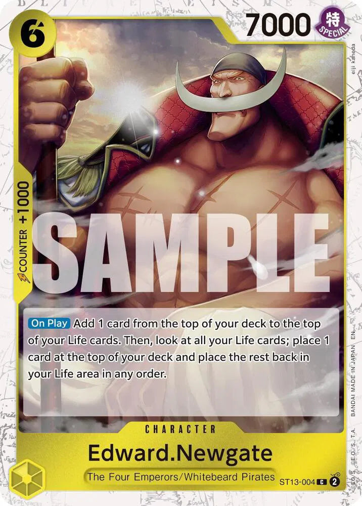 Edward.Newgate - ST13-004 (Pirate Foil) (Premium Booster -The Best- Vol. 2)