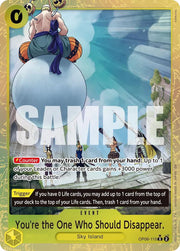 You're the One Who Should Disappear (Alternate Art) OP06-115 · Foil (Premium Booster -The Best- Vol. 2)
