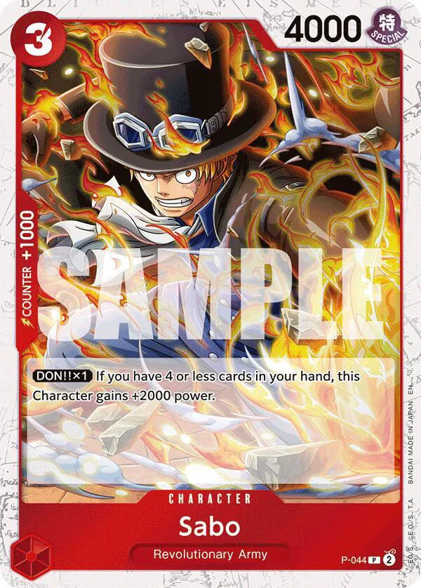 Sabo - P-044 (Pirate Foil) Premium Booster -The Best- Vol. 2 PR P-044