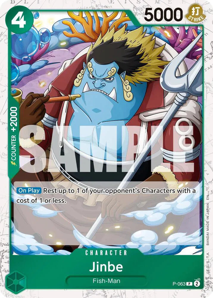 Jinbe - P-063 (Pirate Foil) Premium Booster -The Best- Vol. 2 PR P-063