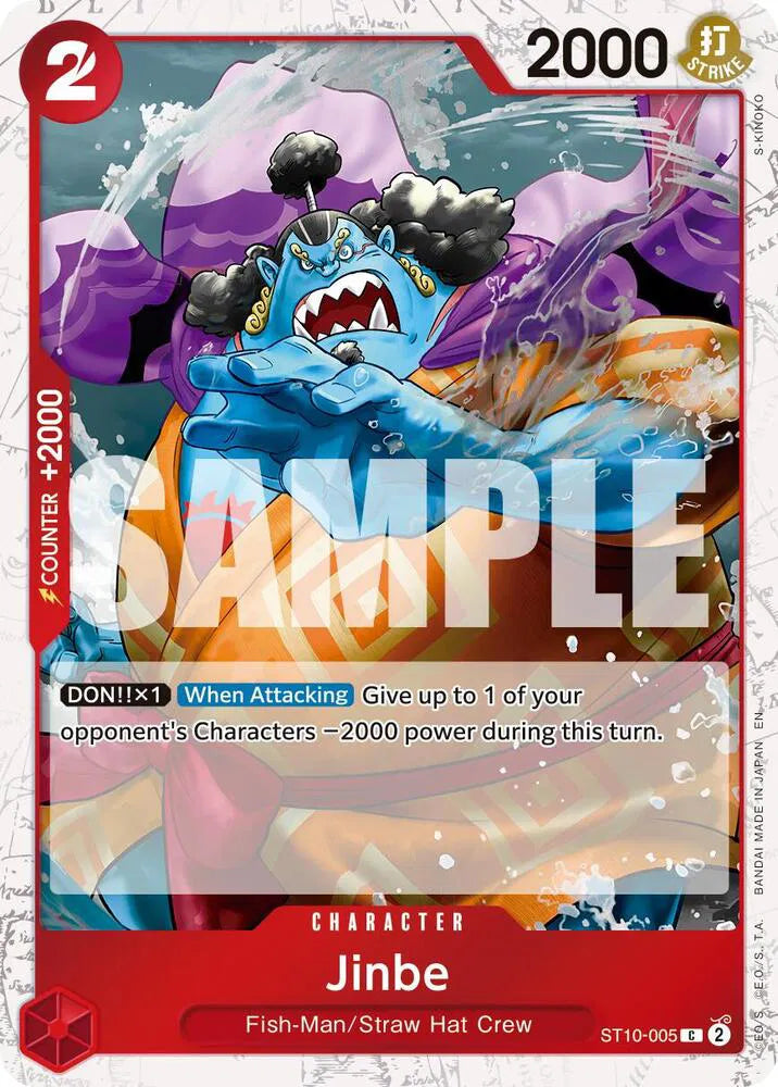 Jinbe - ST10-005 (Pirate Foil) Premium Booster -The Best- Vol. 2 C ST10-005