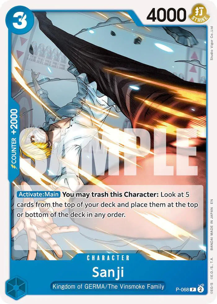 Sanji - P-068 (Reprint) (Premium Booster -The Best- Vol. 2)