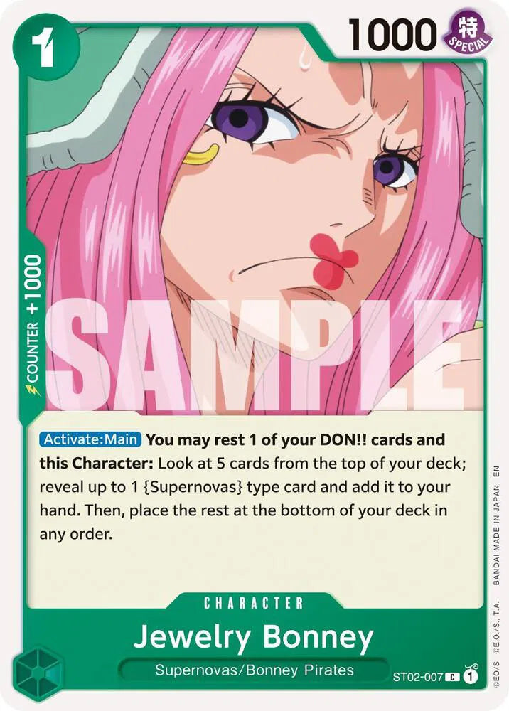 Jewelry Bonney - ST02-007 (Reprint) (Premium Booster -The Best- Vol. 2)