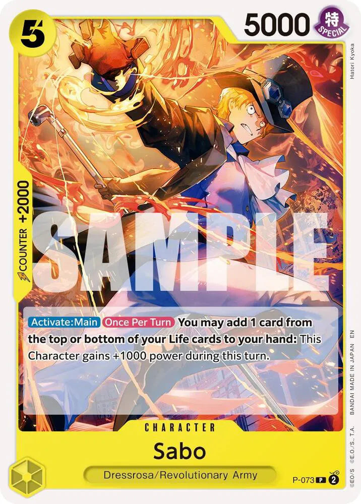 Sabo - P-073 (Reprint) (Premium Booster -The Best- Vol. 2)