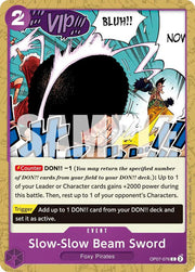 Slow-Slow Beam Sword (Reprint) OP07-076 (Premium Booster -The Best- Vol. 2)