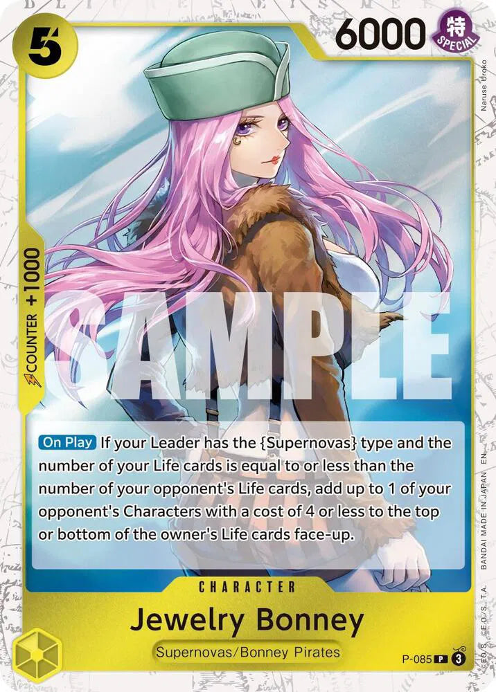 Jewelry Bonney - P-085 (Pirate Foil) Premium Booster -The Best- Vol. 2 PR P-085