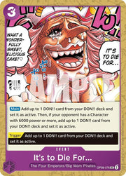It's to Die For (Reprint) OP08-076 (Premium Booster -The Best- Vol. 2)