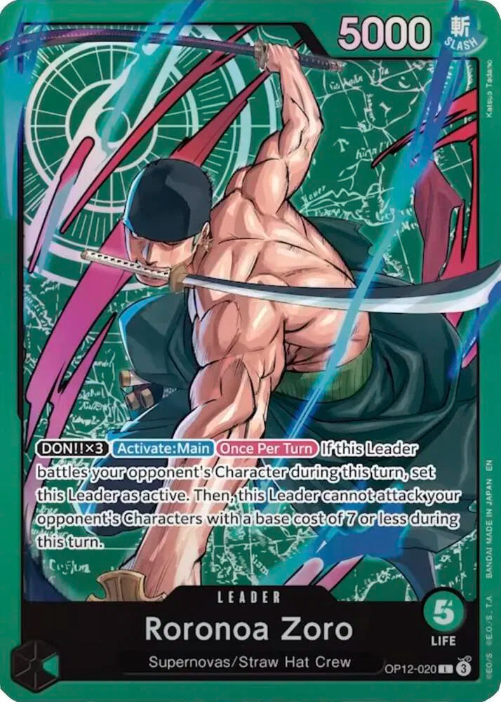 Roronoa Zoro - OP12-020 (Zoro Deck) (Learn Together Deck Set)